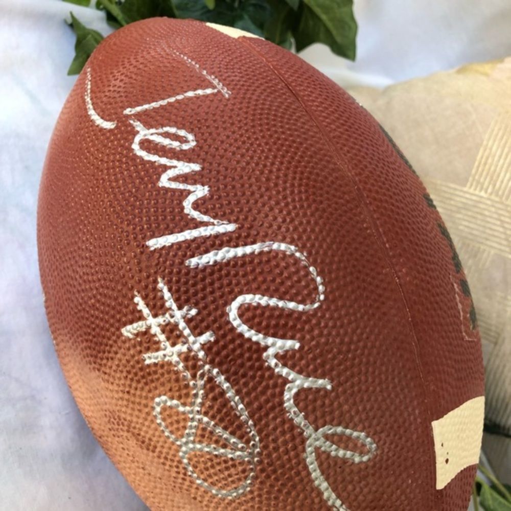 ❤️Ricky Watters + Jerry Rice Autographed Football - Picture 10 of 10